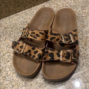 Cheetah sandals